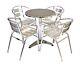 Garden Patio Sets, Aluminium Furniture Sets, Cafe Furniture 4 Chairs & 1 Table