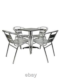 Garden Patio Sets, Aluminium Furniture Sets, Cafe Furniture 4 Chairs & 1 Table