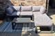Garden Sofa Set Outdoor Patio Furniture Metal 6 Seater Corner Bed Cushion Table