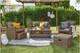 Garden Sofa Set Outdoor Rattan Couch 6 Seater Luxury Modular Furniture Patio Vic