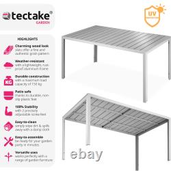 Garden Table Balcony Furniture Patio Indoor Aluminium Dining Room Legs Outdoor