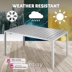 Garden Table Balcony Furniture Patio Indoor Aluminium Dining Room Legs Outdoor