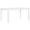 Garden Table Pp Outdoor Patio Dining Table Furniture Anthracite/white Vidaxl