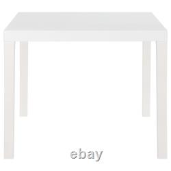 Garden Table PP Outdoor Patio Dining Table Furniture Anthracite/White vidaXL