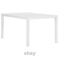 Garden Table PP Outdoor Patio Dining Table Furniture Anthracite/White vidaXL