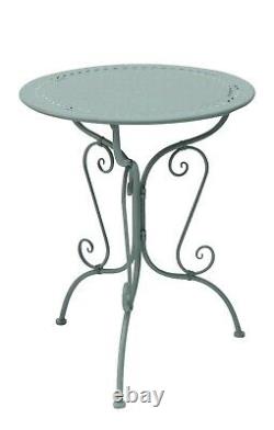 Glamhaus Garden Bistro Set Metal Patio Balcony Furniture 3 Piece Foldable