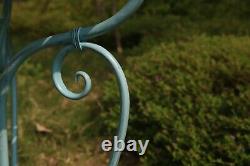 Glamhaus Garden Bistro Set Metal Patio Balcony Furniture 3 Piece Foldable