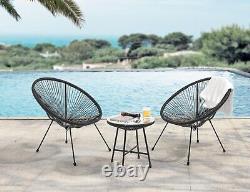 Goa Acapulco Styled Garden Furniture Set Bistro Patio Indoor Outdoor