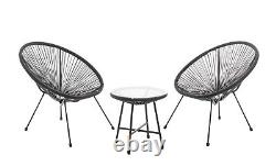 Goa Acapulco Styled Garden Furniture Set Bistro Patio Indoor Outdoor