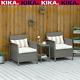 Grey Garden Rattan Sofa Armchair Set Patio Furniture Yard Chairs Cushions Table