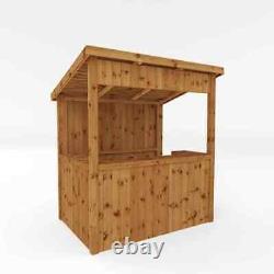 Home Garden Patio Bar 6ft x 4ft Solid Wooden Garden Furniture Man Cave