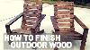How To Finish And Protect Outdoor Furniture