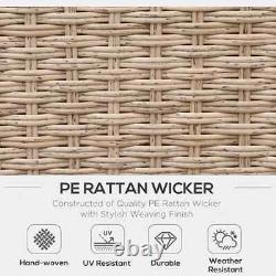 Large Corner Rattan Sofa Set Patio Wicker Luxury Garden Furniture Cushions Table