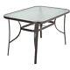 Large Table And Chairs Set Garden Patio Rectangle Furniture With Parasol Hole Uk