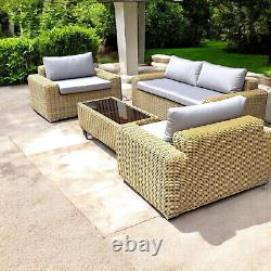 Marbella Polyrattan Garden Patio Conservatory Sofa Chair Furniture Set RRP £2399