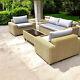 Marbella Polyrattan Garden Patio Conservatory Sofa Chair Furniture Set Rrp £2399