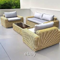 Marbella Polyrattan Garden Patio Conservatory Sofa Chair Furniture Set RRP £2399