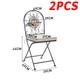 Mosaic Bistro Garden Table And Folding Chairs Set Outdoor Patio Dining Furniture