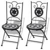 Mosaic Bistro Set Outdoor Patio Garden Furniture Table And Chairs Bistro Set