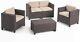 New Christopher Knight Rattan Garden Furniture Patio Sofa Table Set Z15 Ca7