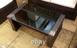 New Rattan Wicker Weave Garden Furniture Patio-Conservatory-Sofa Set