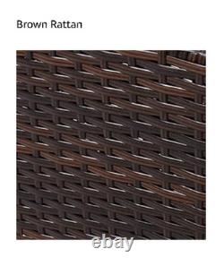 New Rattan Wicker Weave Garden Furniture Patio-Conservatory-Sofa Set