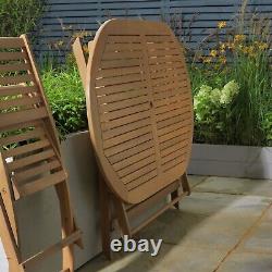 Newbury 6 Seater Garden Furniture Set Table and Chairs Outdoor Patio Set Wooden