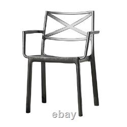 Outdoor Chair Garden Furniture Set -Plastic Garden Chairs, Patio Chairs-Set of 6