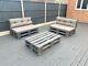 Outdoor Garden Chairs/table Patio Grey Pallet Furniture