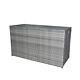 Outdoor Garden Patio Furniture 700 Litre Xl Rattan Storage Box Unit By Teamson