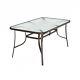 Outdoor Metal Garden Furniture Set Dining Table And Chair Sets 2/4/6 Seat Patio