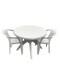 Patio Furniture Sets, White Plastic Patio Table And Chairs Sets Garden Furniture