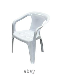 Patio Furniture Sets, White plastic patio table and chairs sets Garden Furniture