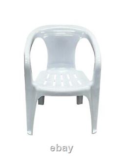 Patio Furniture Sets, White plastic patio table and chairs sets Garden Furniture
