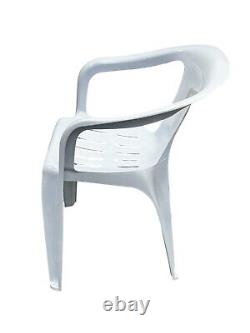 Patio Furniture Sets, White plastic patio table and chairs sets Garden Furniture