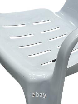 Patio Furniture Sets, White plastic patio table and chairs sets Garden Furniture