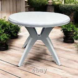 Patio Furniture Sets, White plastic patio table and chairs sets Garden Furniture
