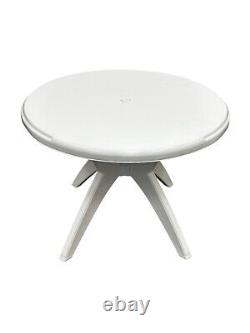 Patio Furniture Sets, White plastic patio table and chairs sets Garden Furniture