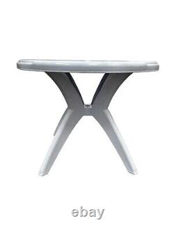 Patio Furniture Sets, White plastic patio table and chairs sets Garden Furniture