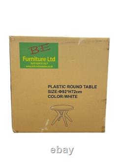 Patio Furniture Sets, White plastic patio table and chairs sets Garden Furniture