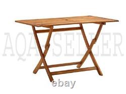 Patio Garden Table Outdoor Wood Dining Folding Tables Rectangle Wooden Furniture