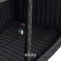 Poly Rattan Spa Surround Hot Tub Wicker Enclosure Outdoor Furniture Garden Patio