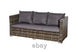 Rattan 4-Seater Corner Furniture Sofa Garden Set L-Shape Indoor/Outdoor Patio