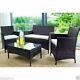 Rattan Garden Furniture 3 Seater Wicker Sofa Clearance Price Outdoor Patio