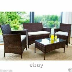 Rattan Garden Furniture 3 Seater Wicker Sofa Clearance Price Outdoor Patio