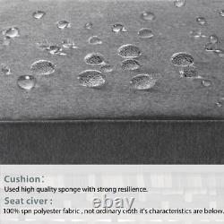 Rattan Garden Furniture 6 Seater Corner Sofa Table and Chair Outdoor Patio Set