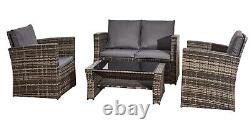 Rattan Garden Furniture Outdoor Corner Sofa Patio Garden Available In 3 Design