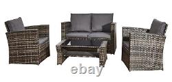 Rattan Garden Furniture Outdoor Corner Sofa Patio Garden Available In 3 Design