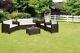 Rattan Garden Furniture Set Sofa Chairs Table Conservatory Outdoor Patio Wicker