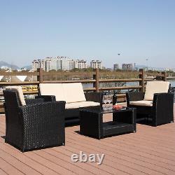 Rattan Garden Furniture Sofa Set Lounger Table Patio Outdoor Conservatory Uk